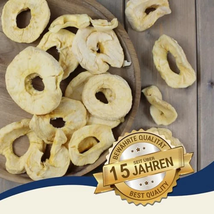 Lyra Pet® Äpfel getrocknet 10 kg | Reich an Vitaminen & Ballaststoffen | Nährstoffreiches Futter für Vögel, Nager, Pferde & Reptilien – Bild 3