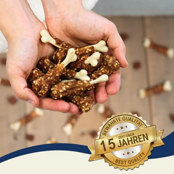 Lyra Pet® Kausnack Hühnchenschenkel 10 kg, fettarm und proteinreich, ideal als Belohnungs- und Trainingssnack für Hunde, wiederverschließbarer Beutel – Bild 4