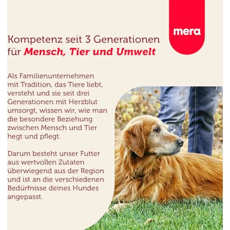 MERA Essential Senior, 12,5kg Hundefutter für ältere Hunde, reich an Geflügel, zuckerfrei, für gesunde Haut und glänzendes Fell – Bild 5