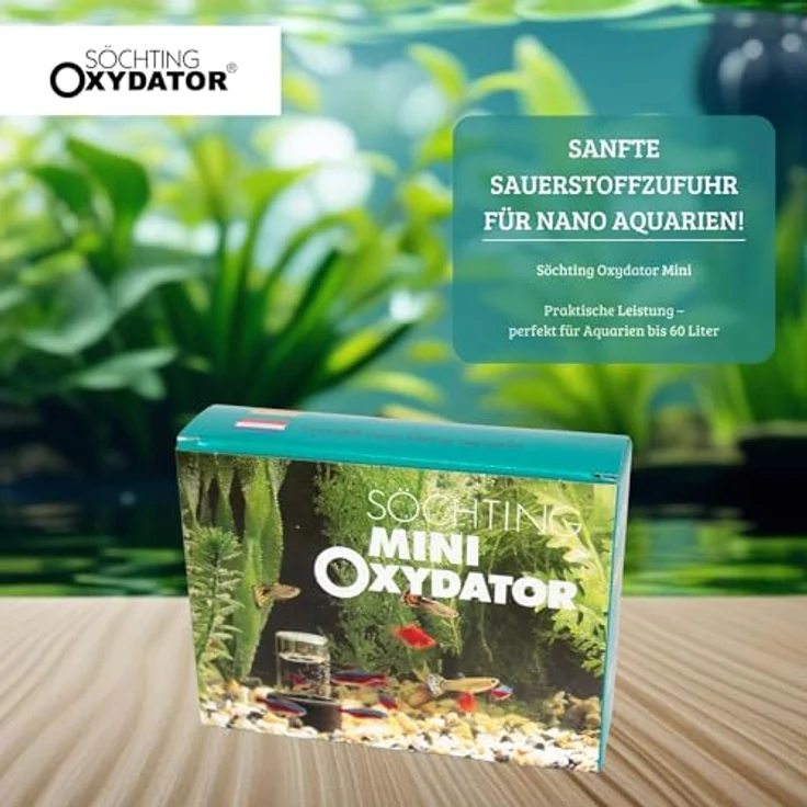OTTO Söchting Oxydator Mini, Sauerstoffversorgung für Aquarien bis 60 Liter, lautlos und ohne Kabel – Bild 2