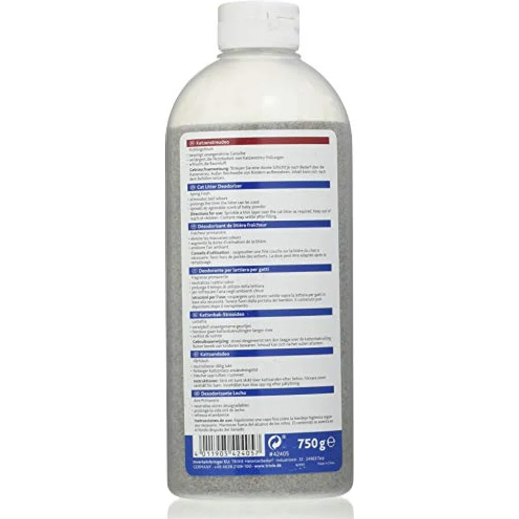 TRIXIE Simple'n'Clean Katzenstreudeo, geruchsneutralisierend mit frühlingsfrischem Duft, 750 g – Bild 2