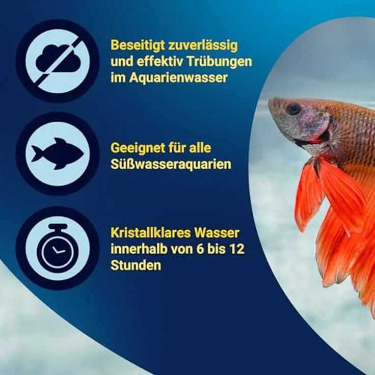 Tetra CrystalWater, Wasserklärer gegen Trübungen für kristallklares Aquarienwasser, 100 ml Flasche – Bild 4