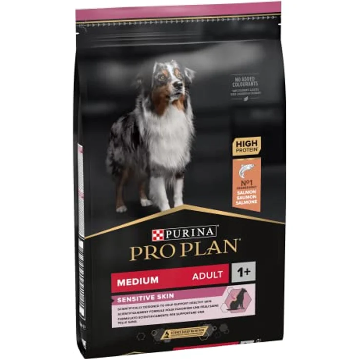 Pro Plan PRO PLAN Adult Medium Sensitive Skin, Hundefutter für ausgewachsene Hunde mit sensitiver Haut, 7 kg, weizenfrei – Bild 2