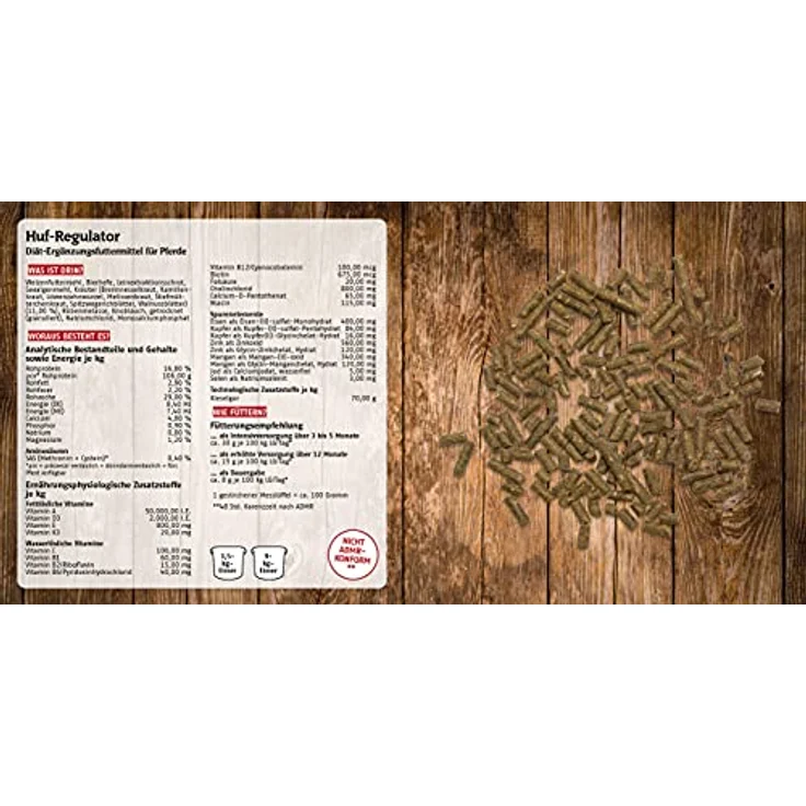 marstall Premium-Pferdefutter Huf-Regulator, verbessert Hufhornqualität und -wachstum, 3.5 kg – Bild 2
