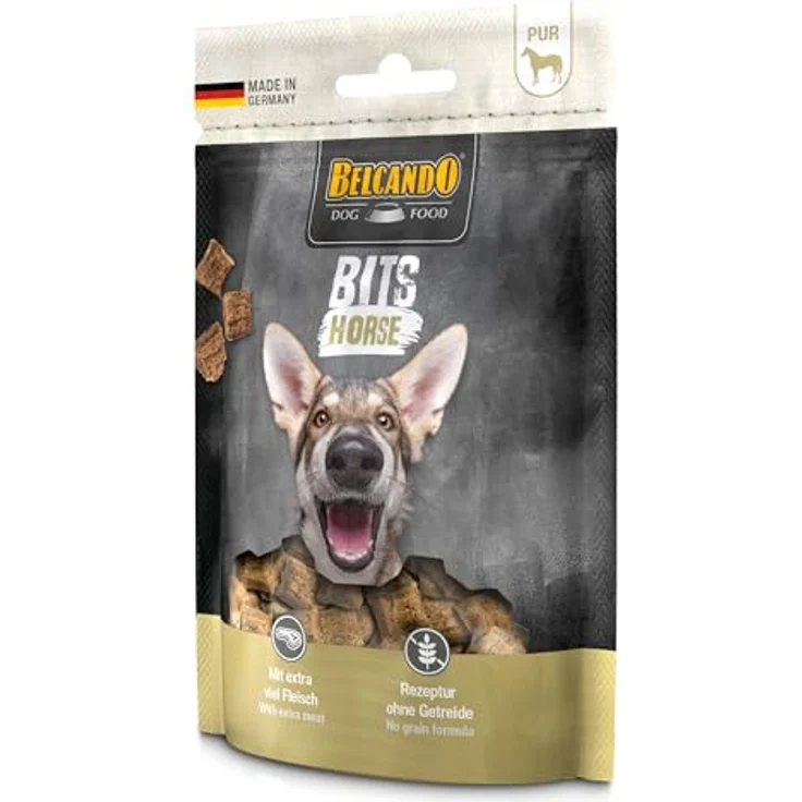Belcando Bits Horse, 90 g Hundesnack mit extra viel Pferdefleisch, ohne Getreide und Zucker, luftgetrocknet – Bild 1