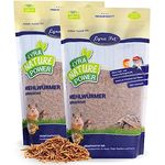 Lyra Pet® Mehlwürmer getrocknet, 10 kg proteinreiches Vogelfutter für Wildvögel, Nager, Reptilien & Fische, nahrhaft mit Vitaminen & Mineralstoffen