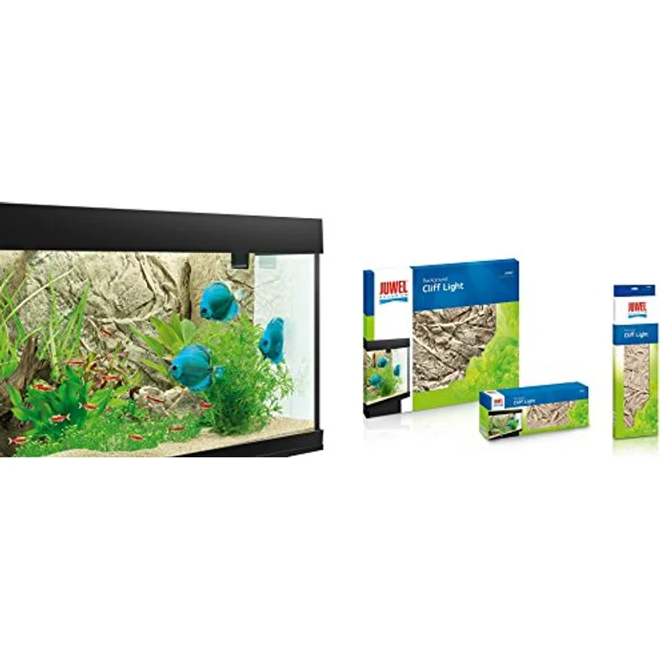 Juwel Aquarium Background Cliff Light, sandfarbene Strukturrückwand, modular erweiterbar, meerwassergeeignet – Bild 5