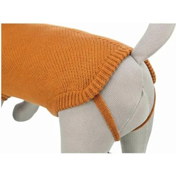 Trixie Citystyle Hundepullover Berlin Roest, warmer Pullover mit Kragen und Beinschlaufen, Größe L – Bild 9
