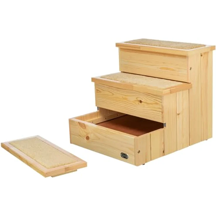 Trixie Treppe PetStair 40 × 38 × 45 cm natur – Bild 7