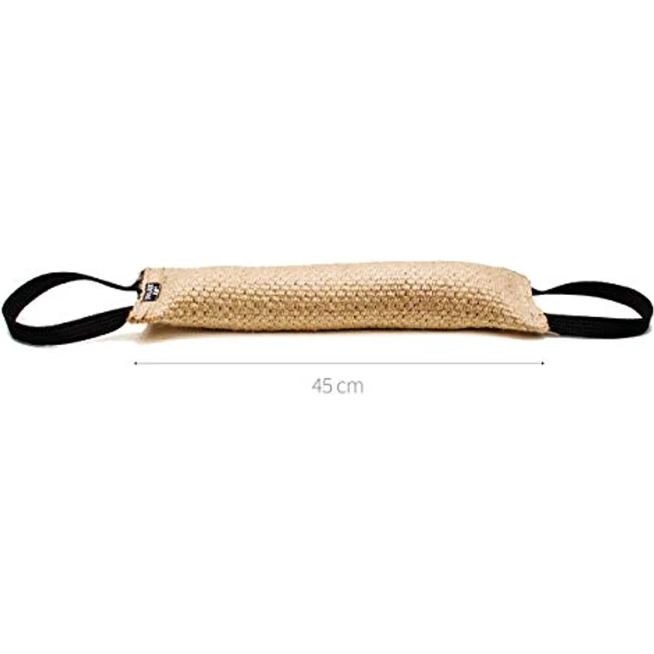 Julius-K9 K9 Dummy Jute 45 cm x 7 cm, Handgriff Snackbeutel für Hunde, robustes Hundespielzeug – Bild 2