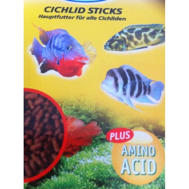 Aquaris Cichlid Sticks, 145 g Cichliden Futter für gesundes Wachstum und starkes Immunsystem, ideal für gemischt fressende Buntbarsche – Bild 5