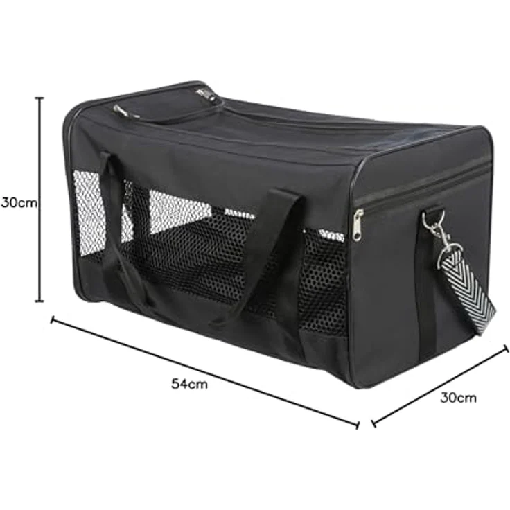 Trixie Tasche Ryan schwarz 30 × 30 × 54 cm – Bild 7
