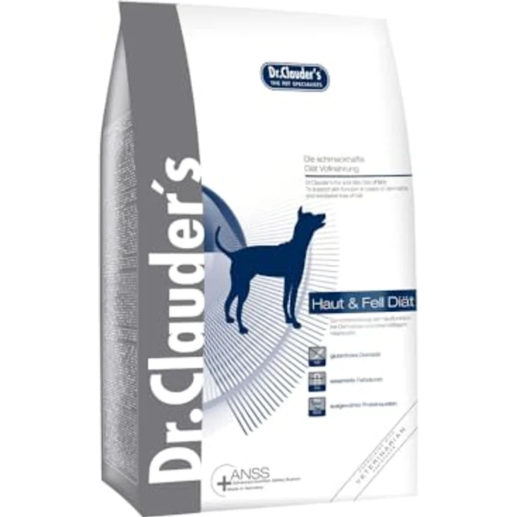 Dr. Clauder's FSD (Haar und Haut Diät), Diät-Hundefutter zur Unterstützung von Hautfunktion und Fellwachstum, 1,5 kg – Bild 1