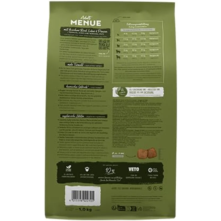 Bosch HPC MENUE Adult, Trockenfutter mit 50 % frischem Rind, für ausgewachsene Hunde, 2,4 kg – Bild 2