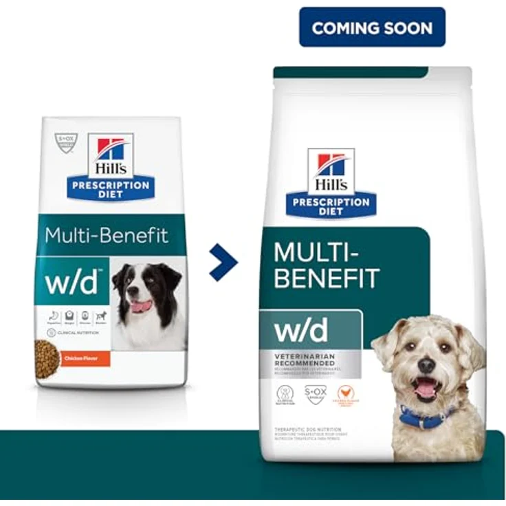 Hill's Science Plan w/d Digestive Weight Diabetes Management, Trockenfutter für Hunde, 10 kg – Bild 3