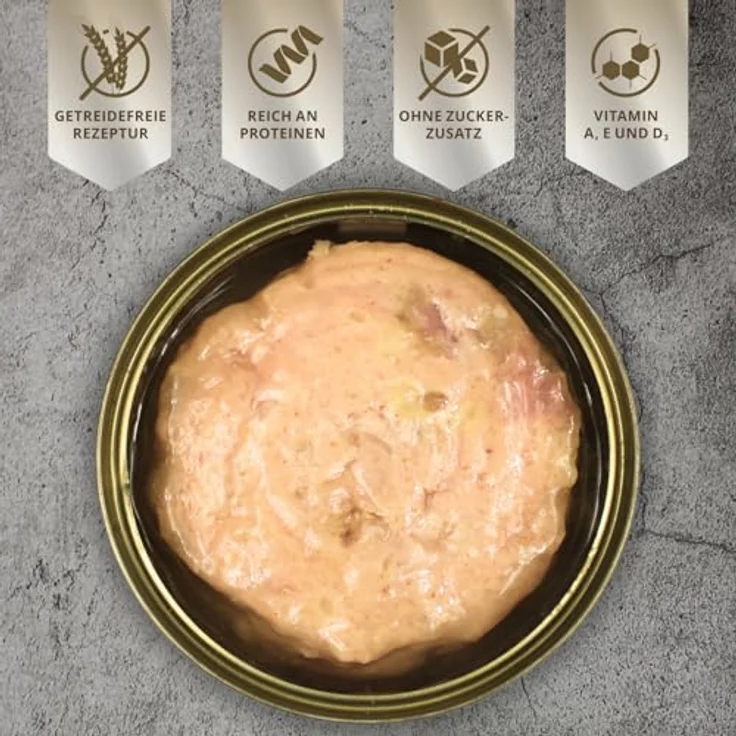 Lyra Pet Luna's 100% Huhn und Pute, Hunde Nassfutter 6x400g, natürlich, glutenfrei, ohne Zusatzstoffe, reich an Proteinen & Mineralien – Bild 5
