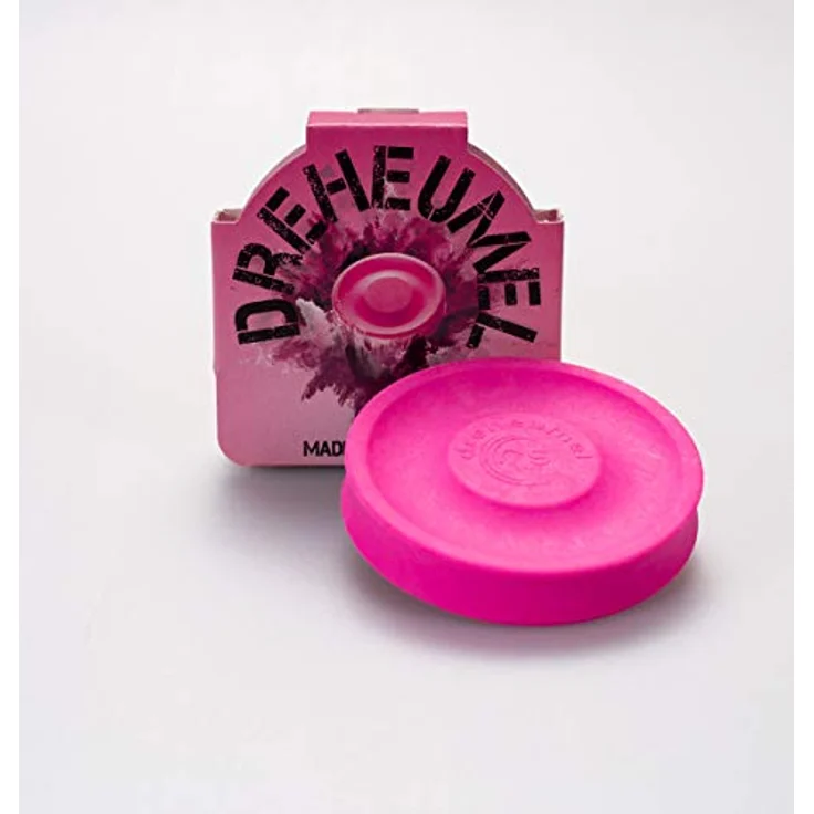 Dreheumel Mini-Frisbee, Wurfscheibe bis 60 Meter Wurfweite, knallig leuchtende Farben, Made in Germany – Bild 1