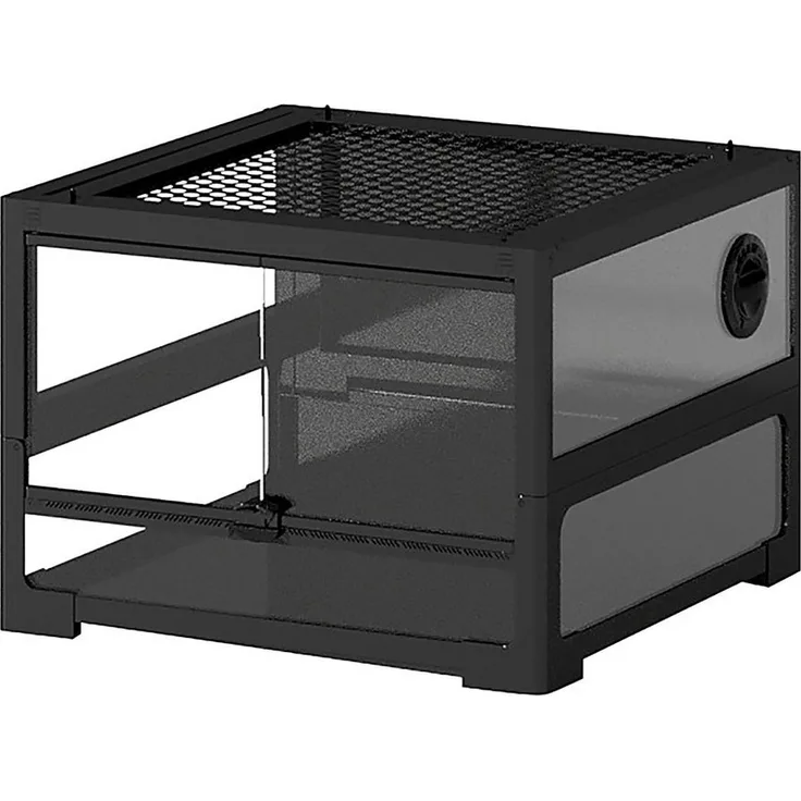 ReptiZoo Glasterrarium "easy-build", klappbar und versandfreundlich, 45x45x32 cm