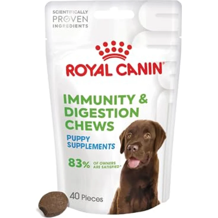 ROYAL CANIN Immunity & Digestion Chews, Doppelpack 2 x 100 g, Ergänzungsfuttermittel für Welpen zur Unterstützung von Verdauung & Abwehrkräften – Bild 2