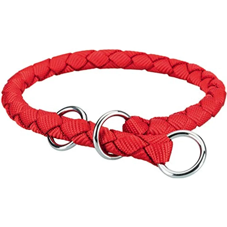 Trixie 144003 Cavo Zug-Stopp-Halsband, L: 47–55 cm/ø 18 mm, rot – Bild 2