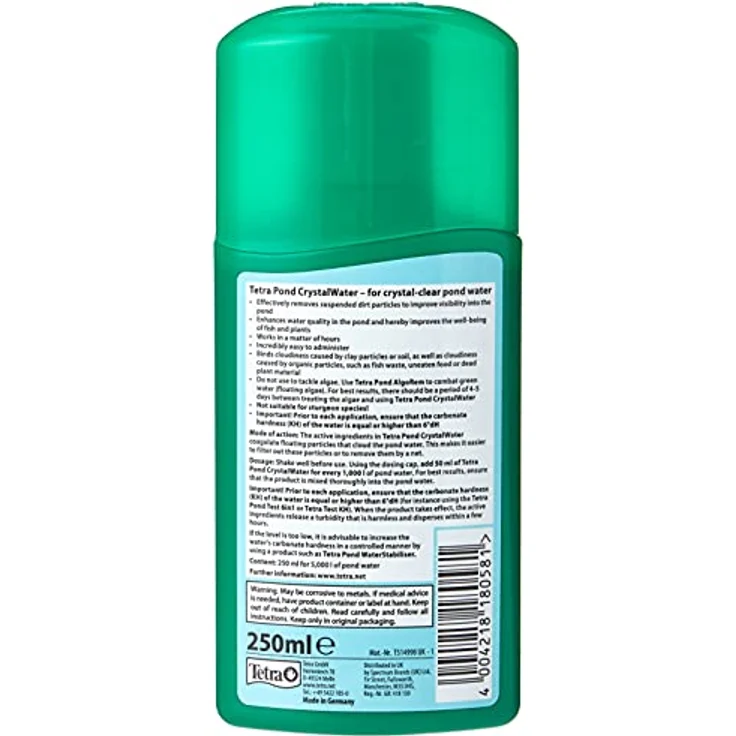 Tetra Tetrapond Crystal Water, Wasseraufbereitung für Teiche, 250 ml – Bild 2