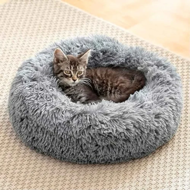 InnovaGoods® Anti-Stress Hundebett Bepess, ergonomisches Design aus grauem Oxford-Gewebe, ideal für Hunde und Katzen, reduziert Stress und Angst. – Bild 5