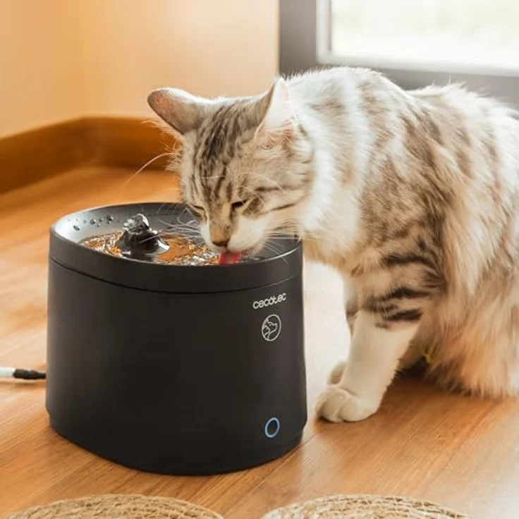 Cecotec Trinkbrunnen Pumba 2500 Refresh Smart, 2,5L Hochleistungsfilter, App-Steuerung, Kreislaufsystem, Reinigungs- und Filterwechselerinnerung – Bild 4