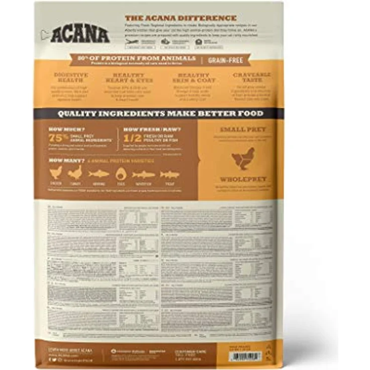 Acana Wild Prairie Cat, Trockenfutter für Katzen aller Lebensphasen, 4,5 kg – Bild 3