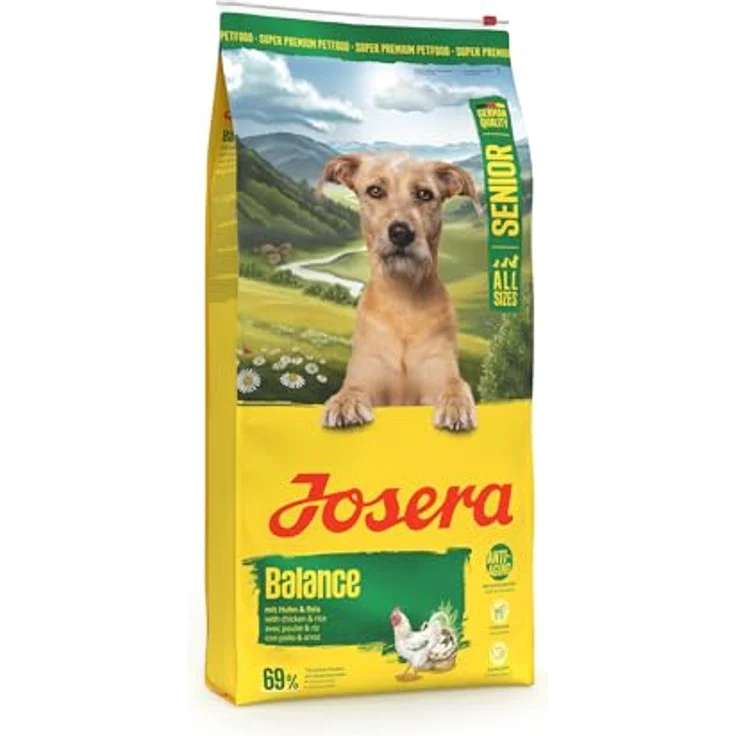 Josera All Sizes Senior Balance, Hunde-Trockenfutter für ältere Hunde mit geringem Energiebedarf, 12,5 kg – Bild 3