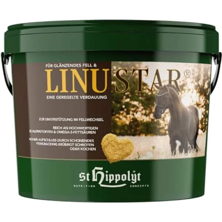 St. Hippolyt Linu Star, 10 kg Pferdefutter für eine ausgewogene Ernährung