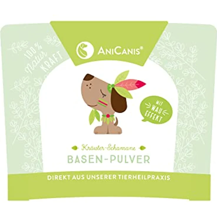 AniCanis Basenpulver für Hunde & Katzen, basisches Ergänzungsfutter zur pH-Wert Unterstützung, 300g, 100% vegan – Bild 3