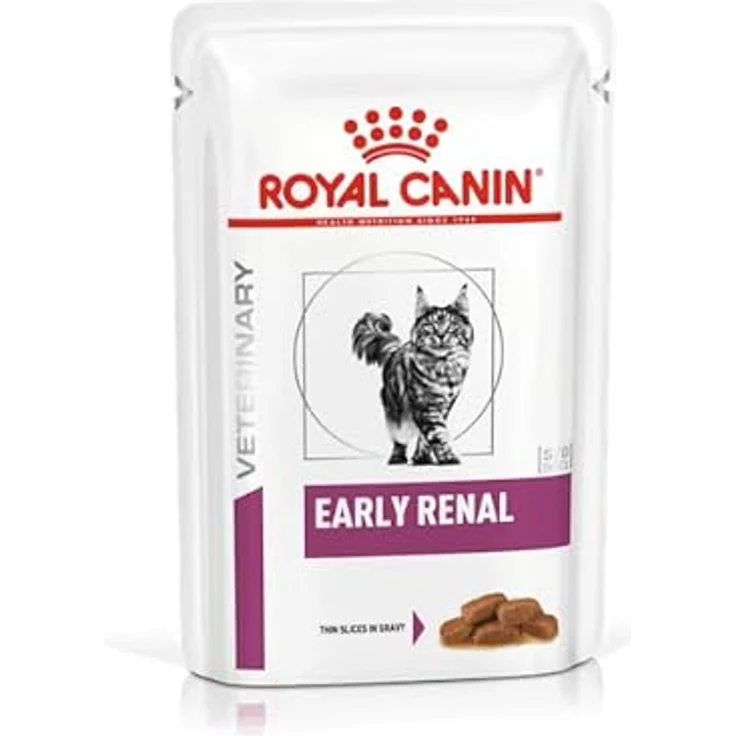 Royal Canin Veterinary Early Renal, 12 x 85 g, Diät-Alleinfuttermittel für Katzen zur frühen Unterstützung der Nierenfunktion, moderater Phosphorgehalt, mit EPA & DHA – Bild 3