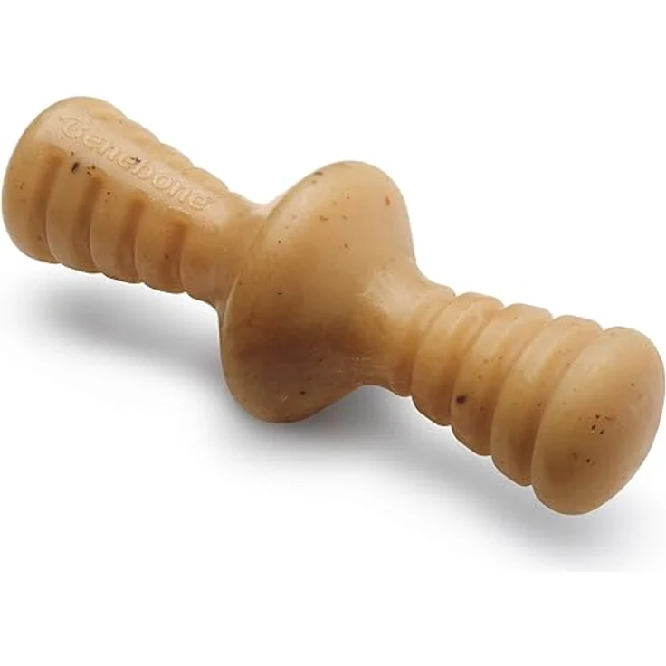 Benebone Zaggler, Unzerstörbares rollendes Kauspielzeug für große Hunde bis 40,8 kg, mit echtem Huhngeschmack und robustem Nylon – Bild 1