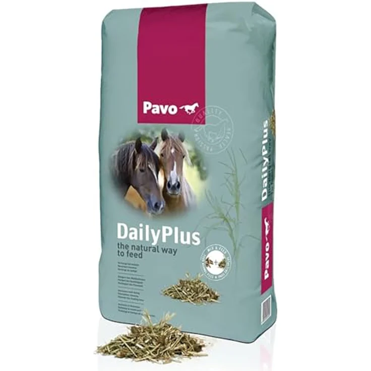 Pavo Daily Plus, Pferdefutter 12 kg für leistungsstarke Pferde mit ausgewogener Nährstoffzusammensetzung – Bild 1