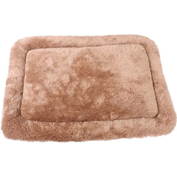 Nobby Tasche Shetland, Hunde-Transportbox mit Plüschfutter, beige, 44 x 32 x 42 cm, für Tiere bis 8 kg, mit Karabiner und herausnehmbarem Boden – Bild 4