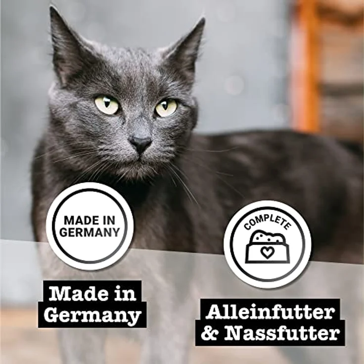 catz finefood Purrrr Collection II, Monoprotein Katzen-Nassfutter, getreidefrei, zuckerfrei, hypoallergen, hoher Fleischanteil, Multipack 12 x 80g-85g – Bild 5