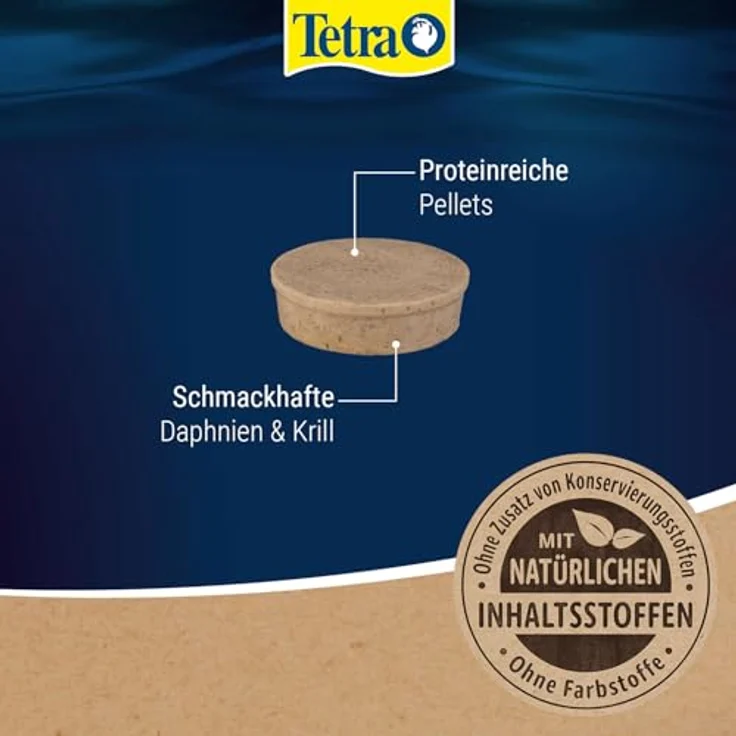Tetra Holiday Menu, Gelfutterblock für Zierfische mit Krill, Pellets und Daphnia, abwechslungsreiche Ernährung für bis zu 14 Tage, 30g – Bild 5
