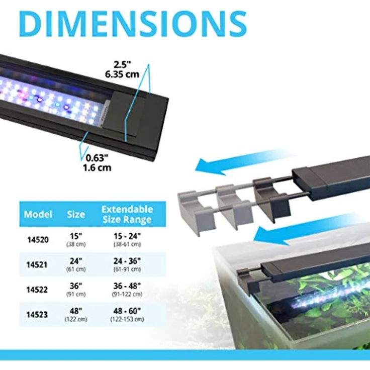 Fluval Plant 3.0, LED Aquariumbeleuchtung mit 32 W, programmierbarem 24-Stunden-Lichtzyklus und anpassbarem Farbspektrum – Bild 7