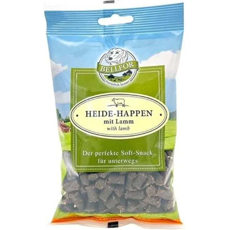 Bellfor Soft-Happen, getreidefreier Soft-Snack für Hunde, hohe Verdaulichkeit, Mix 4 (Huhn, Lachs, Lamm, Insekten), 200 g – Bild 4