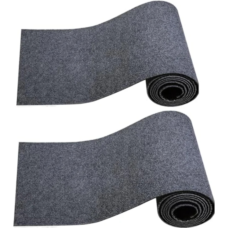 MIAOGE®[200x40 cm] Selbstklebend Kratzteppich Katze Wand,Kratzmatte Katze,Kratzbretter Katze Wand,Kratzbrett Katzen(Dunkelgrau, 2 Stück) – Bild 8