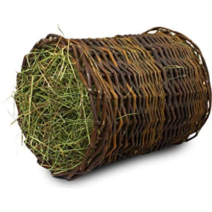JR Farm Mr. Woodfield Weiden-Heutunnel mittel, Ergänzungsfuttermittel für Kleintiere, 24 cm lang, aus unbehandelter Weide, fördert Zahngesundheit und Darmflora – Bild 3