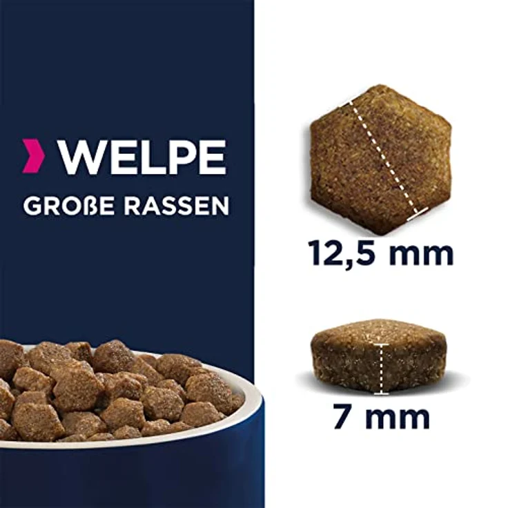 Eukanuba Welpenfutter getreidefrei mit Huhn für große Rassen, Trockenfutter ohne Getreide für Junior Hunde, 3 kg, reich an frischem Huhn, unterstützt Knochen- und Gelenkentwicklung – Bild 3