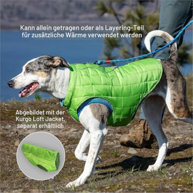 Kurgo Wonder Loft Sleeping Pad, Wasserabweisende Schlafmatte für Hunde und Katzen, Schwarz/Rot, Leicht und tragbar mit rutschfester Unterseite – Bild 4