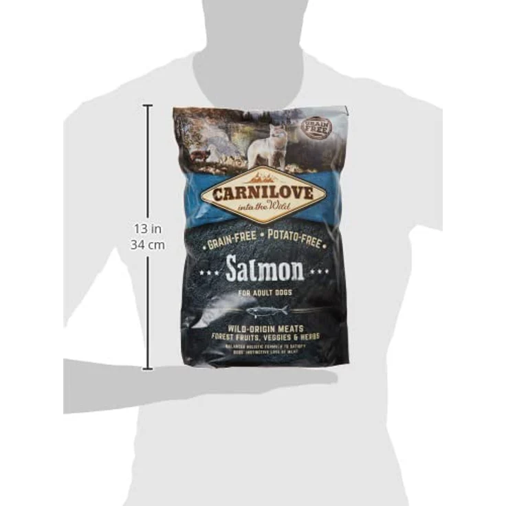 CARNILOVE Canine Adult Salmon 1,5KG, Hundefutter mit hochverdaulichem Lachs und Omega-3 Fettsäuren – Bild 4