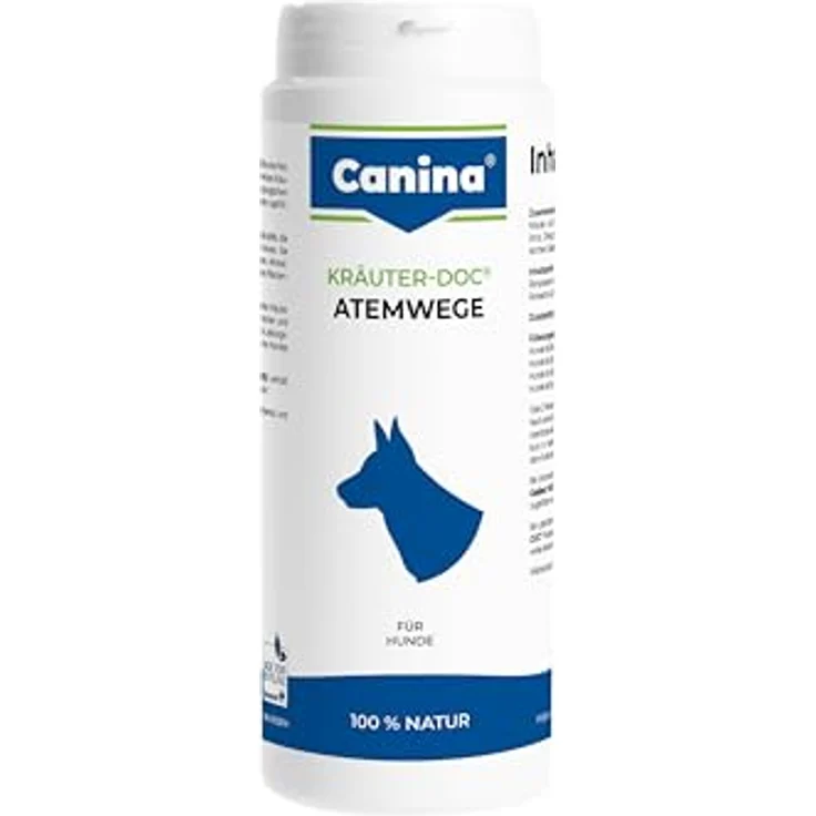 Canina Kräuter-Doc Atemwege, Kräutermischung zur Unterstützung der Atemwege, 100% Natur, 0.15 kg