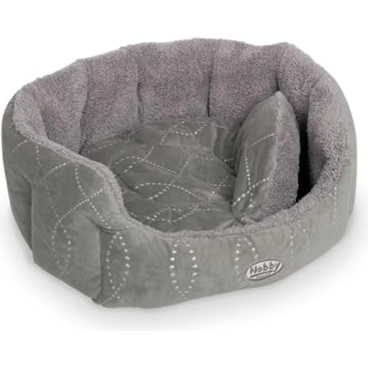 Nobby Komfort Bett CENO grau-grau 86 x 70 x 24 cm – Bild 2