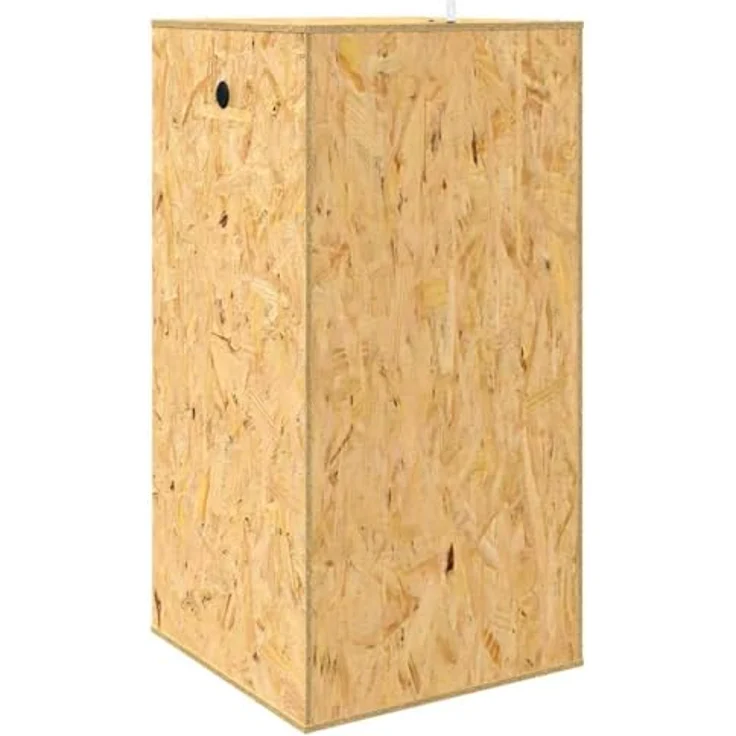 vidaXL Terrarium Braun 50 x 50 x 100 cm, OSB Gehege für Reptilien mit Thermometer – Bild 8