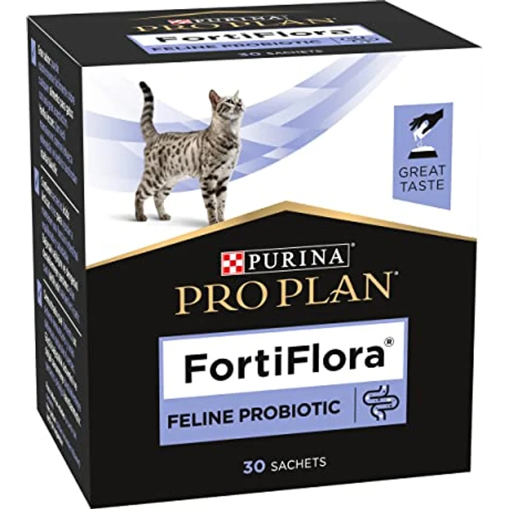 PURINA Pro Plan FortiFlora, Ergänzungsfuttermittel für Katzen, 30 x 1 g zur Unterstützung der Darmgesundheit – Bild 1