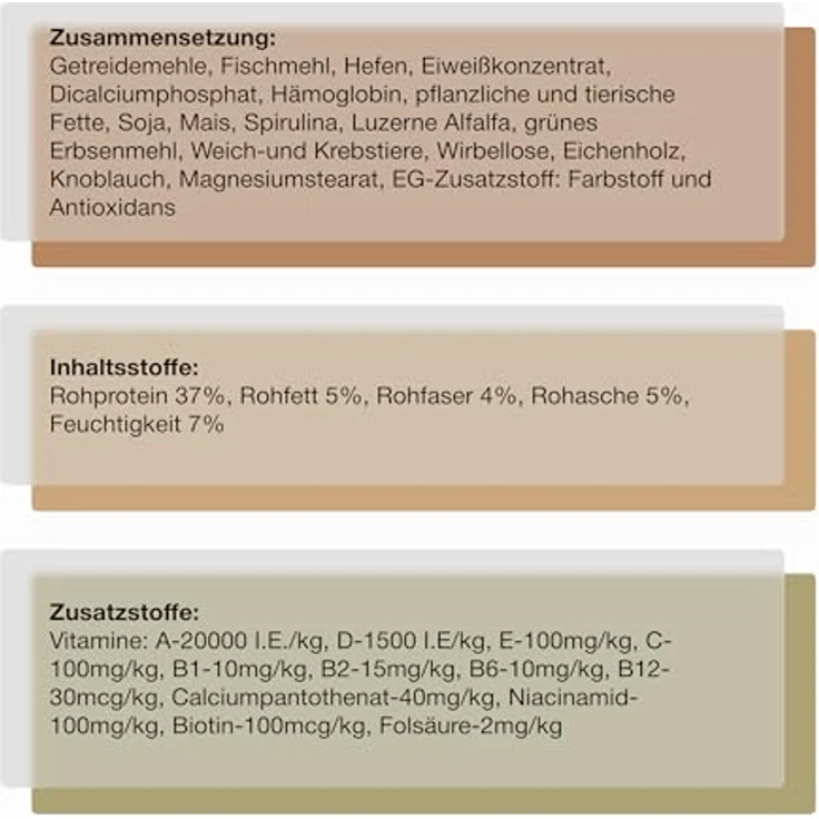 Teichpoint 1000 ml Premium TOP Futtertabletten Opti-Mix 17, ausgewogene Futtermischung für Zierfische, optimale Verdauung – Bild 5