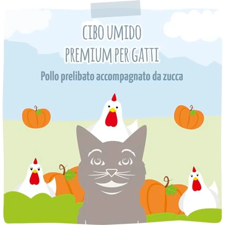 MjAMjAM Premium Nassfutter für Katzen - Quetschie - getreidefreies Huhn mit gedämpftem Kürbis, 300g, extra hoher Fleischanteil – Bild 5